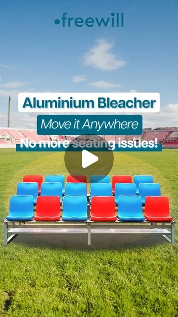Aluminium Bleachers — Portable · indoor & outdoor events