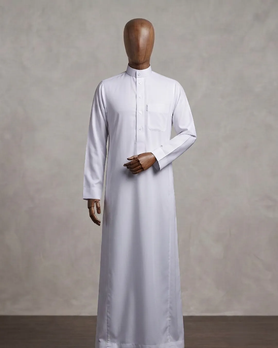 KhanSaab — Classic White Thobe